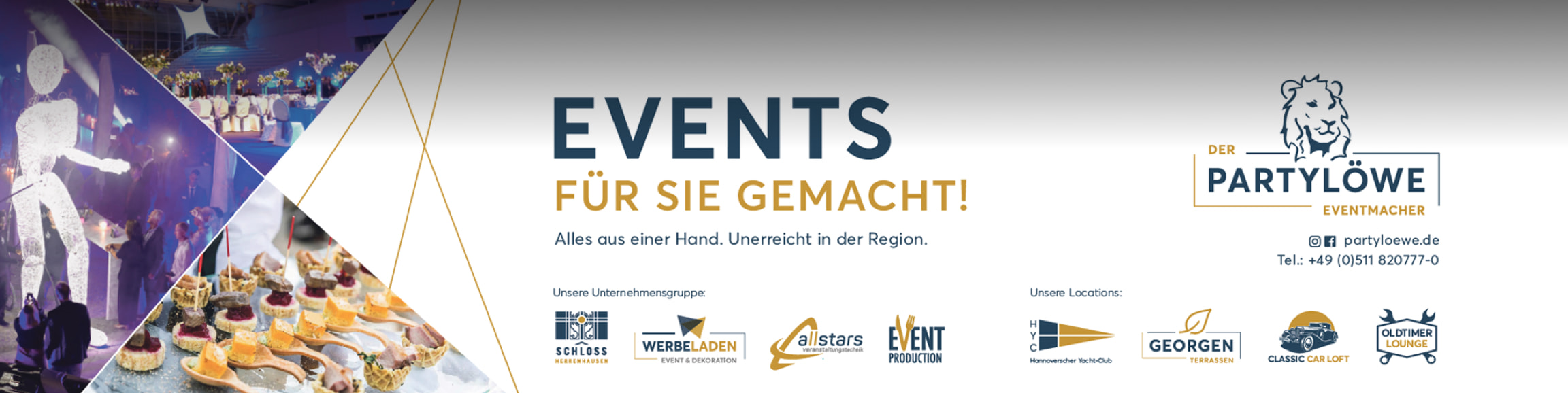 Headerbild des Unternehmens Der Partylöwe